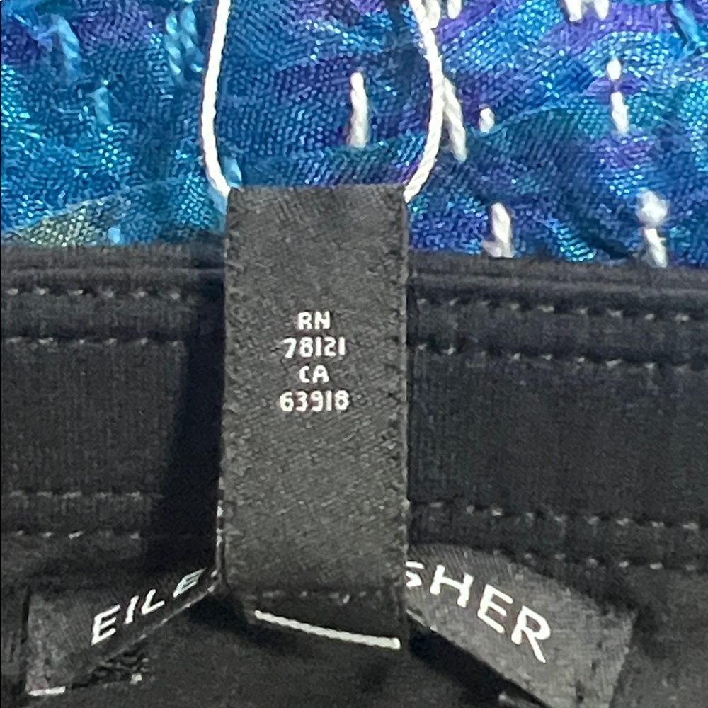 Eileen Fisher Black Midi Skirt. XL.  New.  Side pockets. - Picture 6 of 6